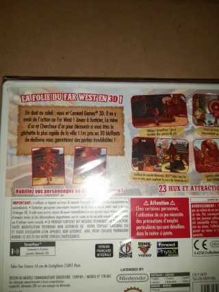 PRECINTADO. Juego 3DS/ 3DS XL Carnival Far West 3D
