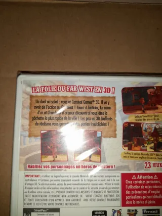 PRECINTADO. Juego 3DS/ 3DS XL Carnival Far West 3D