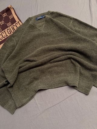 Jersey Cuello Redondo Ralph Lauren Caqui Talla XL