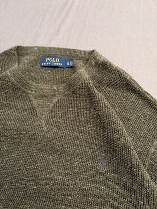 Jersey Cuello Redondo Ralph Lauren Caqui Talla XL