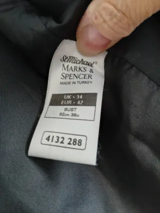 Chaqueta de cuero negra