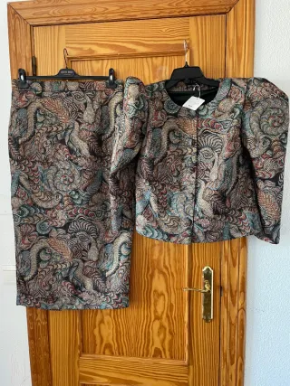 Traje falda y chaqueta Blanca Martin Talla 44