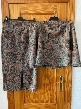 Traje falda y chaqueta Blanca Martin Talla 44