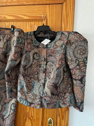 Traje falda y chaqueta Blanca Martin Talla 44