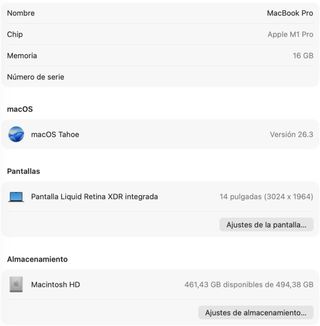 MacBook Pro 14 M1 Pro (2021)