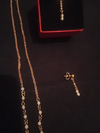 Conjunto Collar y Pendientes Vintage