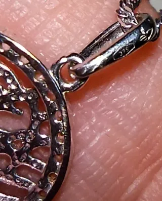 Ciondolo Albero della Vita Oro Bianco