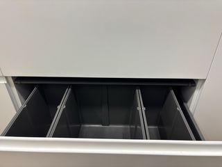 Coperchio per bidoni della spazzatura incassati in mobile da 90 cm