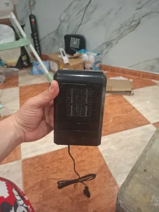 Mini Calentador Eléctrico PTC Negro