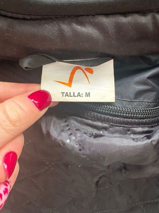 Chaqueta Moto Cordura Mujer Negra y Rosa