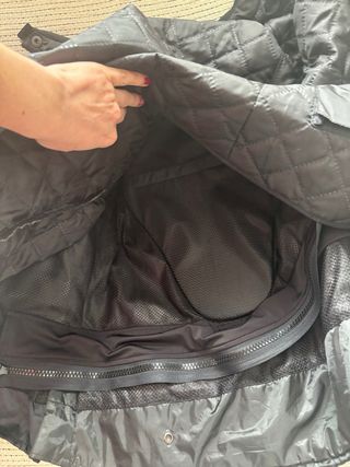 Chaqueta Moto Cordura Mujer Negra y Rosa