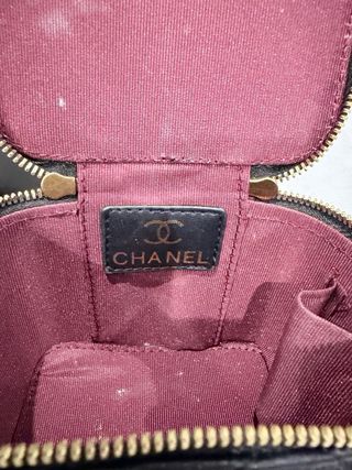 Mini Borsa Chanel Nero e Oro in Pelle