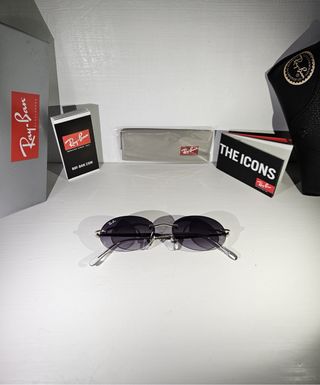 Occhiali Ray Ban RB3767 Rotondi Grigio Argento