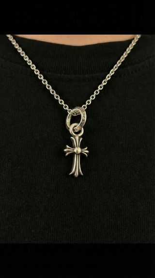Collana con ciondolo croce gotica Argento 925