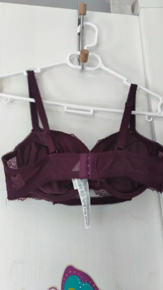 Sujetador Censored Encaje Burdeos/Morado 95C