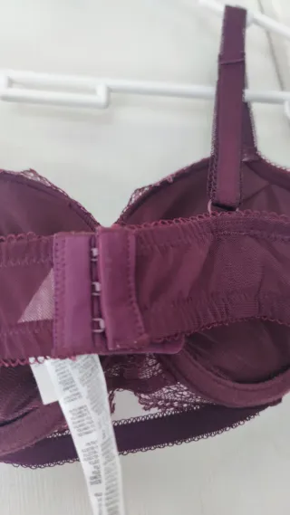 Sujetador Censored Encaje Burdeos/Morado 95C