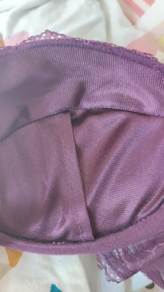 Sujetador Censored Encaje Burdeos/Morado 95C