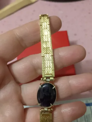 Bracciale Anni '60 con Ametista Oro