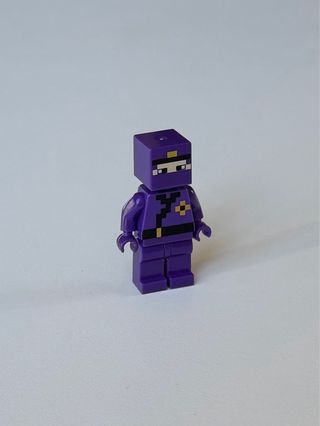 Lego Ninja Viola Minecraft Compatibile