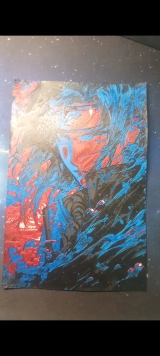 Sasuke (naruto)Quadretto 3D Anime