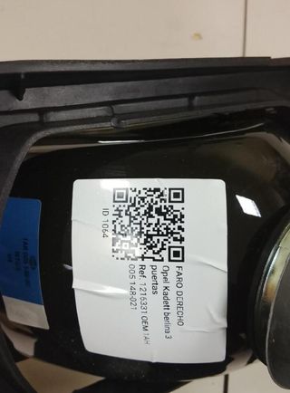 Faro der opel 1ah 005 148-021 kadett - e 1984 1064