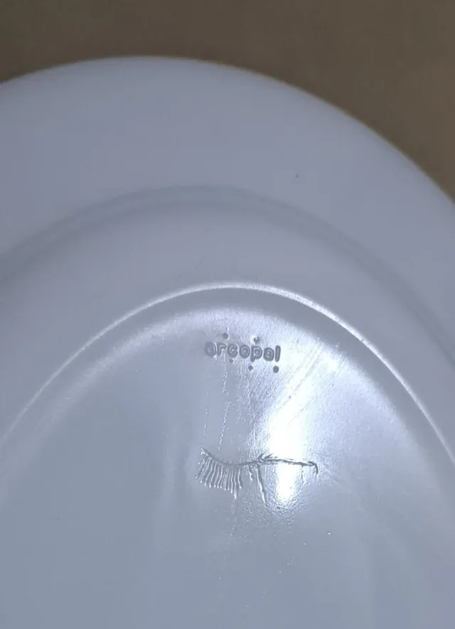 Prato ovalado Orcopal France com frutas