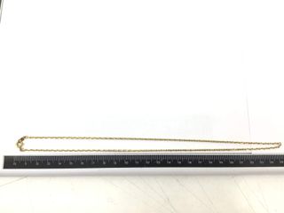 cadena oro 18k 20cm