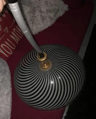 Lámpara de techo grande dorada