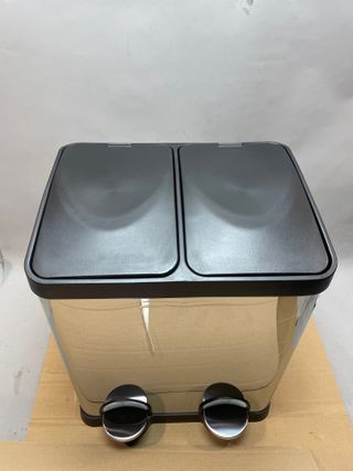 Amig RECIK2 Cubo Reciclaje Doble Pedal 30L