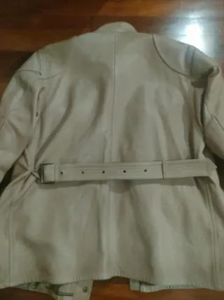 Chaqueta Belstaff Cuero Beige