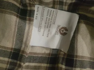 Chaqueta Belstaff Cuero Beige