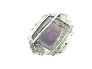 broche plata 925mm con piedra