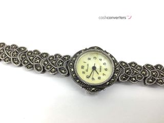 reloj de oro plata 925mm con piedra