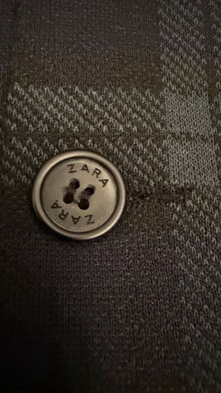 Chaleco cuadros Zara