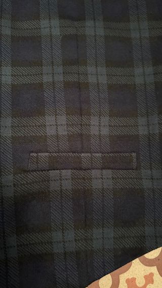 Chaleco cuadros Zara