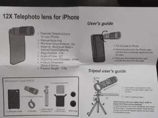 Teleobjetivo para iPhone