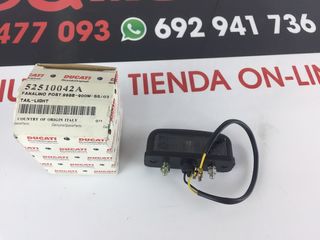 Faro de luz de matricula para Ducati 52510042A