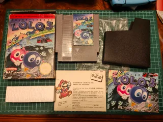 NES - Juego "Adventures of Lolo 3"