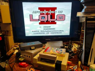 NES - Juego "Adventures of Lolo 3"