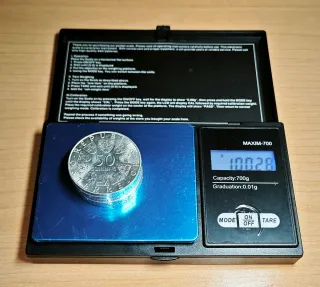 Austria 50 Chelines Plata 0.900