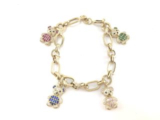 pulsera oro 18k con piedra