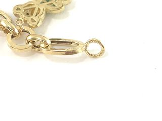 pulsera oro 18k con piedra