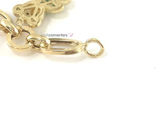 pulsera oro 18k con piedra