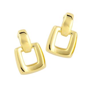 pendientes oro 18k con circonita