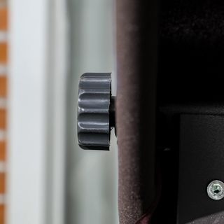 Dondolino da Giardino a 3 Posti con Tetto Regolabile e 3 Cuscini, Dondolino da Esterno con Sedile Traspirante in Textilene e Metallo, Capacità Fino a 270 Kg, 198X118X168 Cm, Marrone