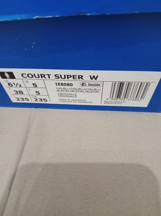 Adidas Court Super T.38 Nuevas Caja