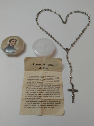 Antiguo Rosario de Pétalos de Rosa