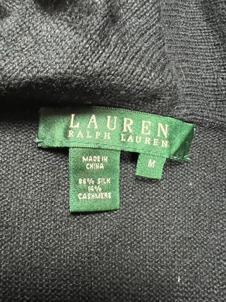 Jersey Ralph Lauren Negro Talla M