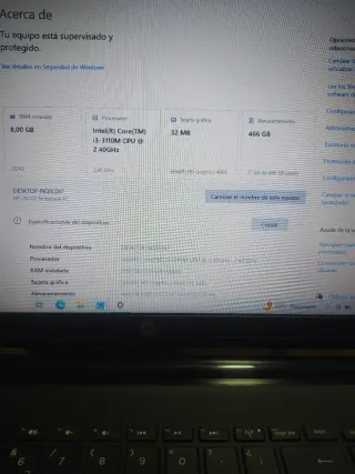 Ordenador portátil HP Negro