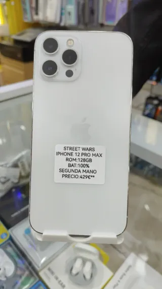 iPhone 12 Pro Max 128GB Argento - Batteria 100%